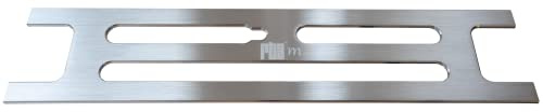 Redblock RB3-M Shower Niche Shelf, Brushed 316 Stainless Steel (Marine Grade), for 12 inch prefab niches, Fits 1/8 inch Grout Lines, for New Remodels (No Retrofit).