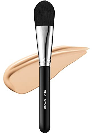 Brush Master Foundation Brush for Liquid, Flat Foundation Makeup Brush for Liquid Cream Foundation Powder Buffing Blending Vegan Premium Face Cosmetic Makeup Tool