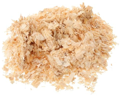 Angoily Litière pour Hamster Copeaux De Bois Absorbants Naturel 500g pour Cage Et Habitat Petits Animaux Souris Et Hérissons