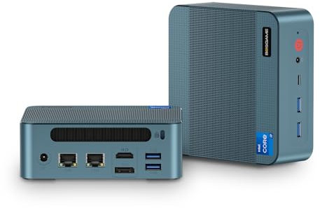 BOSGAME P2 Plus Mini PC - Intel i7-12700H, 32GB DDR5, 512GB NVMe SSD | Win11 Pro | Thunderbolt 4, 4K Triple Display | 2.5G Ethernet + WiFi 6E | Ultra-Compact Desktop Computer