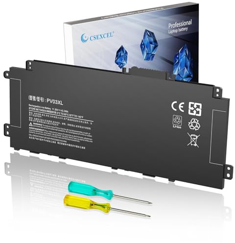 PV03XL HSTNN-LB8S Laptop Battery Compatible with HP Pavilion x360 13-BB 13-BB0000 14-DV 14-DK 14-DW 14M-DW 14-dv0xxx 14m-dw0xxx 14M-DW0023DX L83393-005 Series L83388-421 M01144-005 L83393-005