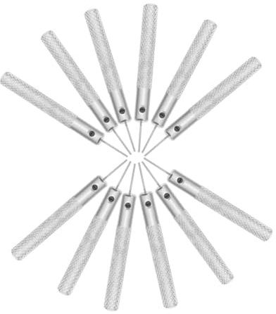 Tofficu Lot de 12 Broches De Retrait De Carte Sim Outil De Retrait De Bracelet De Montre Broche De Carte Sim Clé Clignotante Outil D'Éjection De Carte Sim Aiguille De Montre