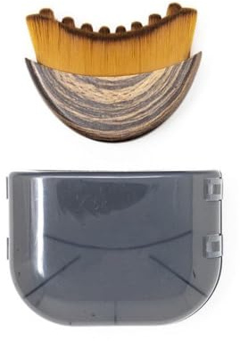 XFSRG Brosse Nettoyante Visage en Bois Naturel Outil de Brossage à Sec pour Drainage Lymphatique et Massage Visage Brosse Exfoliante Manuelle pour Peau Douce et Éclatante Convient à Tous Types de Peau