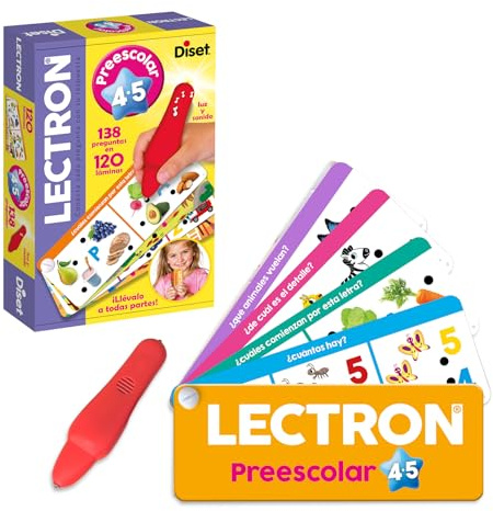 Diset - Lectron Fan on The go Preescolar, Juego Educativo, +4 años
