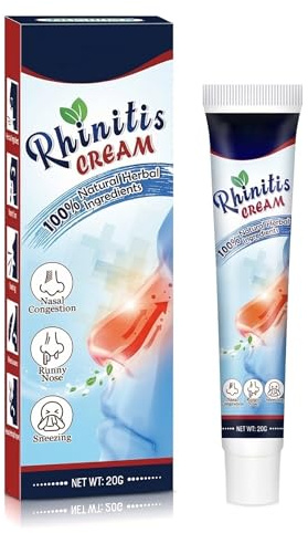 Crema para la Nariz Congestionada, Crema para el Cuidado Nasal, Extracto De Hierbas Cremas Para La Nariz, para Viajes Hombres Mujeres Adultos, Apoyo para el Bienestar Familiar y Personal, 20g