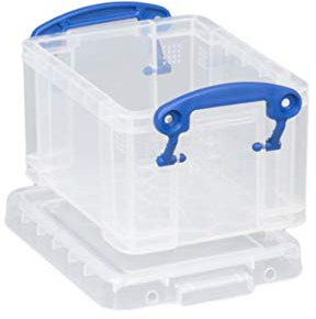 Really Useful Boxes 0.3 Litre Rectangle Really Useful Box Clear