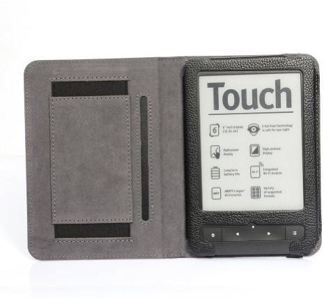 ENJOY-UNIQUE Funda Carcasa Protectora Bolsa de Piel sintética Tipo Libro para Pocketbook Touch Lux 3, Pocketbook 622, 623, 626, Touch HD, Aqua 6 Pulgadas Ebook eReader