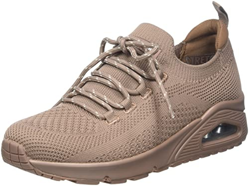 Skechers Uno - Everywear, Sneaker Donna, Marrone Brown 102, 36.5 EU