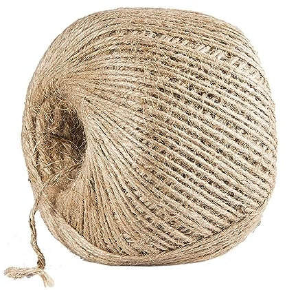 Juteschnur Umweltfreundlich 315 Meter Länge 2 mm Durchmesser - Vielseitige Kordel für Haus, Garten, Basteln und Dekoration - Robustes Naturmaterial für kreative Projekte