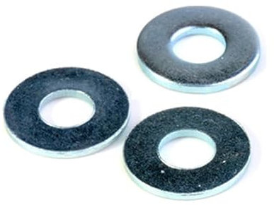 Unterlegscheiben M8 Verzinkt Stahl - DIN 9021 - Beilagscheiben - U-Scheiben - Flache Unterlegscheiben (Große: M8; Menge: 25 St.)