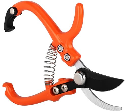 Belle Vous Sécateur de Jardin - Secateur de Jardinage et Cisaille à Haie en Acier Carbone - Outillage de Jardinage - Cisailles Outils pour la Taille de Haies et Gazon