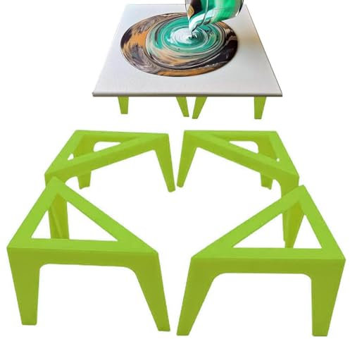 LearnLyrics Soportes De Pintura Para Lienzo,Soportes De Lona Para Verter Pintura | Verter Pintor Stand Lona Pies Risers - Práctico soporte para verter pinturas, Soporte de