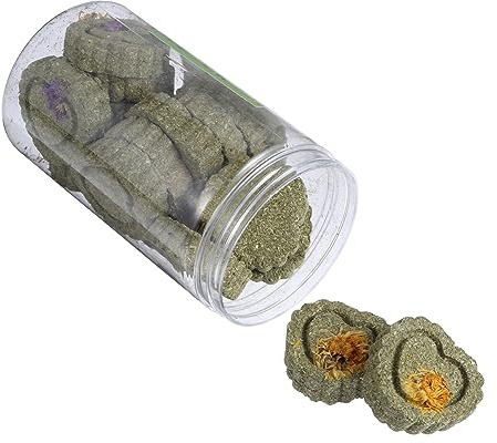 BESPORTBLE Galleta Masticable para Mascotas Pastel De Hierba Ideal para Rechinar Los Dientes