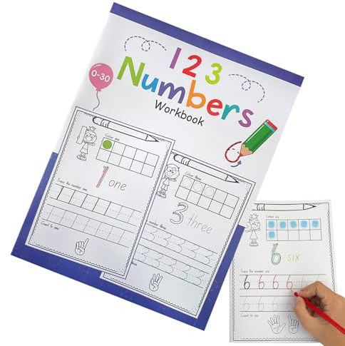 Pratique d'écriture de lettres pour les – Cahier d'écriture manuscrite, livre de traçage A4 avec exercices d'alphabet, outil d'apprentissage interactif | Cahier d'exercices d'éducation précoce