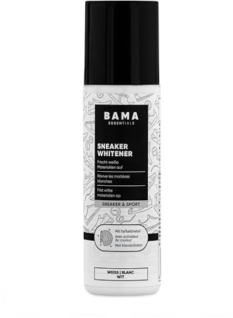 Bama Sbiancante Sneaker - Cura per Scarpe e Sneakers Bianche, Cura delle Scarpe - Alta Copertura, 100 ml