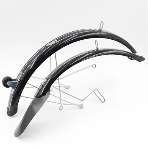 TIYGHI Mountainbike Schutzbleche Fahrradschutzblech for Brompton Schutzblech mit Schutzblechstreben for c line a line Fahrrad Schutzblech Set (Color : Front and Rear)