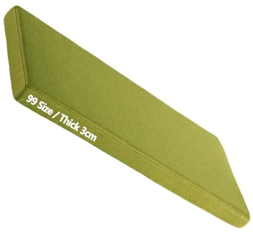 Cuscino per Panca da Esterno 80x40 120 x 40 da Giardino 180 90x45 120 x 50 100x40 110x40 100 x 50, Cuscino Panca Esterno 120x45 Interno 45x45, Cuscini per Sedie Cucina Divano 40x40(Green 8o,50x40 cm 2