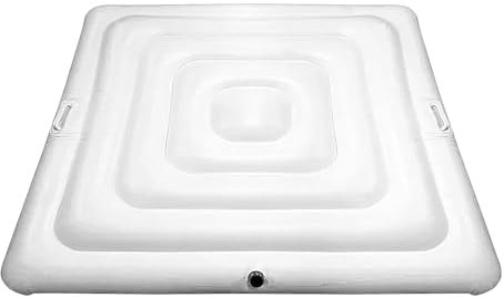 Cubierta Inflable para Bañera De Hidromasaje, Tapa Inflable SPA, Cubierta Inflable Cuadrada Aislante, Cubierta Térmica Resistente Al Viento Y Lluvia para Baño, Centro De SPA