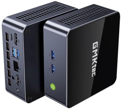 GMKtec M3 Ultra Mini PC with Intel Core i7-12700H(14C/20T 4.7 GHz), 16GB DDR4 RAM+512GB NVMe SSD, Mini Desktop Computer Triple 4K Display, WiFi 6, BT5.2, USB-C