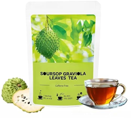 Soursop-te, skonsam matsmältning, stöder hud och sömn