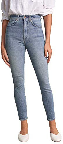 Salsa Eleganta caprijeans med vintage tvätt