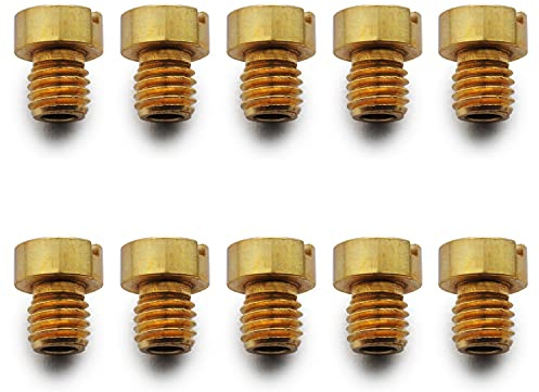 Easyboost Box of 10 Sprinklers 5mm for Dellorto PHBG 19 & 21mm Size 100-102-105-108-110-112-115-118-120-122 for Motorcycle Scooter 50 Mob