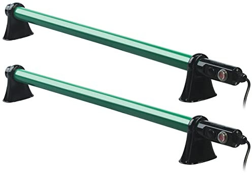 Royal Gardineer Heizstab: 2er-Set elektr. Stabheizung für Gewächshäuser, 135 Watt, 105 cm, IP44 (Frostwächter mit Thermostat, Frostschutzthermostat, Konvektor Heizung)