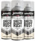 JENOLITE Directorust Peinture satinée | BLANC IVOIRE | Peinture en aérosol multi-surfaces | Bois, le Métal, le Plastique, la Céramique et les Surfaces Rouillées | 3 x 400ml | RAL 1013