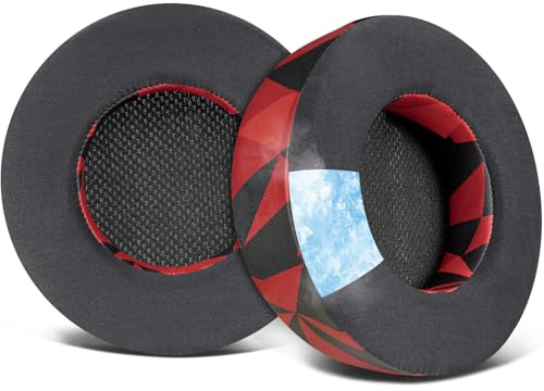 SOULWIT Cuscinetti in Gel Rinfrescante per Corsair Virtuoso RGB Wireless XT SE Cuffie da Gioco, Padiglioni Auricolari con Schiuma di Isolamento del Rumore, Spessore Aggiunto