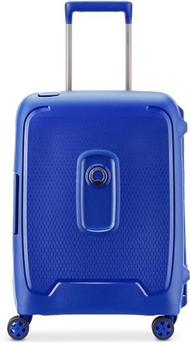 DELSEY Paris - MONCEY - Valise Cabine Rigide Slim Matière Recyclée et Recyclable - 55x40x20 cm - 36 litres - S - Marine