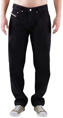 Picaldi® Zicco 472 Jeans | Loose & Relaxed Fit | Pantaloni taglio a carota | Taglio casual e ampio, Nero, 38W x 30L