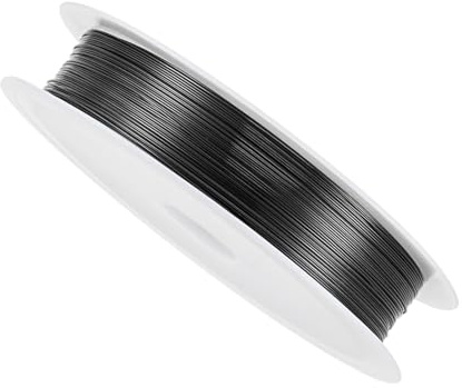 CoCud Filo di Rame, 28 Gauge 0.3mm di Diametro, Lunghezza 15m, Filo di Rame Anti-Ossidazione Liscio per Creazioni Nero (Applicazioni: per Progetti Fai-Da-Te)