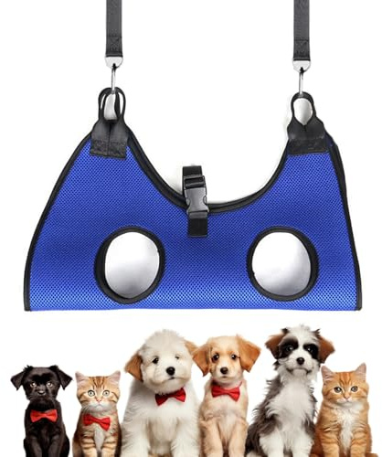 Hamaca de Aseo para Perros, Hamaca para Cortar uñas de Perro, Correa portátil para Lavar el baño, Mascotas lesionadas, Razas pequeñas, Grandes, baño Interior