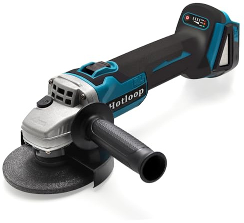 Cordless Angle Grinder for Makita 18V Battery, Angle Grinder with 3 Speed Adjustable 7000 RPM Brushless Motor, 3 PCS 4-1/2 Blades for Cutting, Griding, Polishing, etc. (Battery NOT Included)