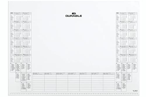 Durable Replacement Calendar Pad Refill for Durable Desk Mat - 57 x 41cm - Pack of 1 - Includes 25 Sheets - Perfect for Taking Quick Notes