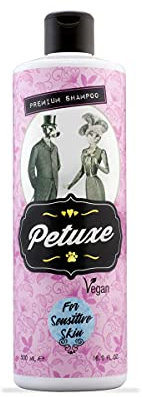 Petuxe Zero% Vegan Shampoo für Hunde und Haustiere, Sensible Haut, 500 ml