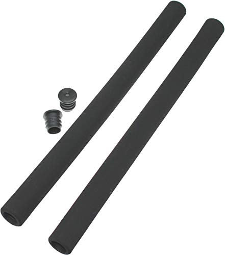 P4B | Fahrrad Lenkerüberzüge | 6 x 22 x 400 mm | Schaumstoff Lenkerüberzug | High Density | Schwarz (Design 1)