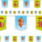 DH-Konzept: 3,5m Wimpelkette * DER KLEINE Drache Kokosnuss * als Deko für Kinderparty und Kindergeburtstag | Kinder Partydeko Girlande Partykette Party Set