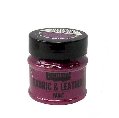 Zita´s Creative Textil- und Lederfarbe 50ml - glitter lila. Fabric and Leather Paint