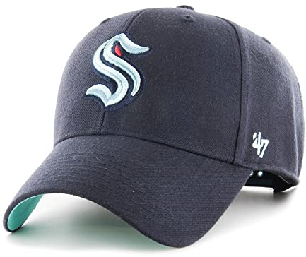 '47 Seattle Kraken Navy NHL Ballpark Most Value P. Snapback Cap - One-Size