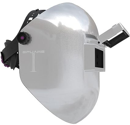 Tefuawe Flip Up Chopped Fiberglass Sugar Scoop Welding Helmet, Medium Cut top and Bottom Sugar Scoop Pipeline Welding Hood