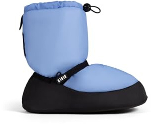 Bloch - Warm Up Bootie Stivaletti scaldapiedi per Ballerina Danza Classica scalda Piedi Punte Ballo (Nylon Azzurro, Medium)