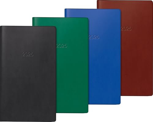 BRUNNEN Taschenkalender Mod. 748 2026 | A6, Kunststoff, 1 Stück