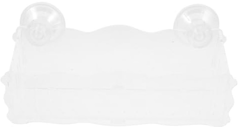 CIYODO Soporte para Macetas con Ventosa AcríLico Transparente 8X3X2.4 Pulgadas Organizador De Plantas para Ventanas Ideal para DecoracióN Y Ahorro De Espacio Interior Y Exterior