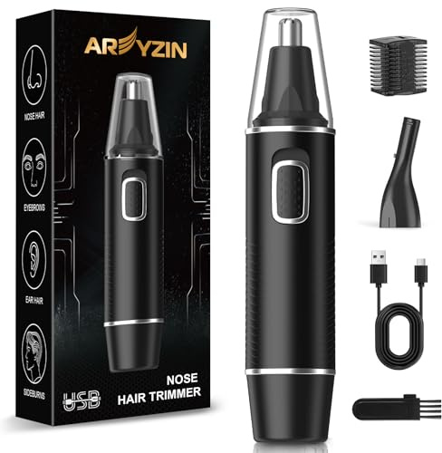 USB-C Nose Hair Trimmer for Men, Painless & Precision,Compact and Powerful