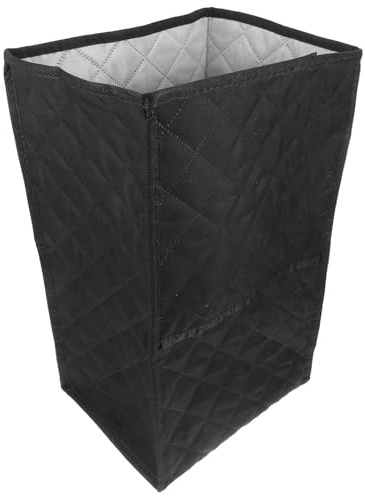 VALICLUD Funda Protectora Acolchada para Exprimidor de Cocina, Cubierta a Prueba de Polvo en Tela No Tejida Negra con Bolsillo de Almacenamiento, Tamaño Estándar para Batidoras