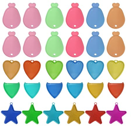 GTYHH Pesi per Palloncini A Elio da 30 Pezzi, Pesi per Palloncini Colorati, Ciondoli per Palloncini in Plastica, Adatti per Compleanni, Matrimoni, Feste E Celebrazioni (Stili E Colori Casuali).