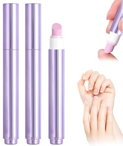 2 Piezas Upgrade 3 en 1 lápiz de cuidado de uñas, endurecedor de uñas, Cerámica y Aceite Hidratante, Fortalece y Brinda Brillo Profesional, cuidado para reparar uñas secas y dañadas(C)