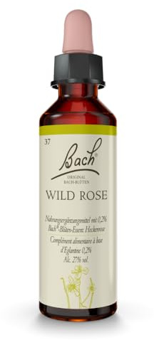 Original Bachblüten Tropfen Nr. 37 Wild Rose: Begeisterung & Interesse entwickeln mit der Bach-Blüte Heckenrose, 20ml