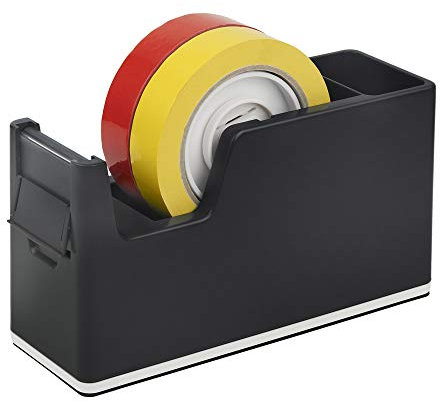 Tischabroller für 2 Rollen Klebeband 25 mm Breite oder für 1 Rolle Packband 50 mm schwer und standfest